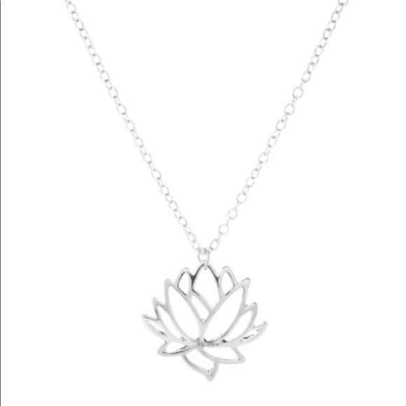 wunderlust | Jewelry | Lotus Flower Necklace | Poshmark